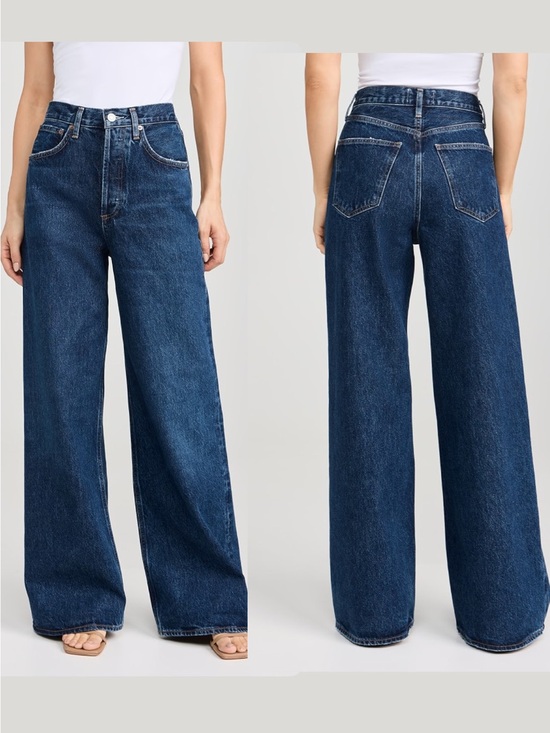 Agolde Denim - Agolde Dame Wide Leg Cuff Jeans